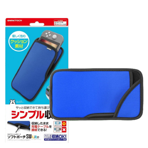 Nintendo Switch Lite Gametech Soft Pouch - Blue