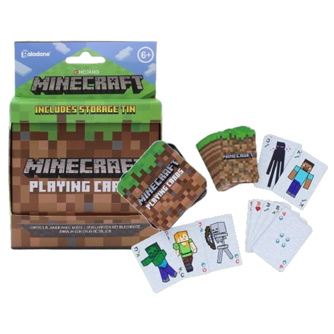 Paladone Minecraft Playing Cards + Storage Tin