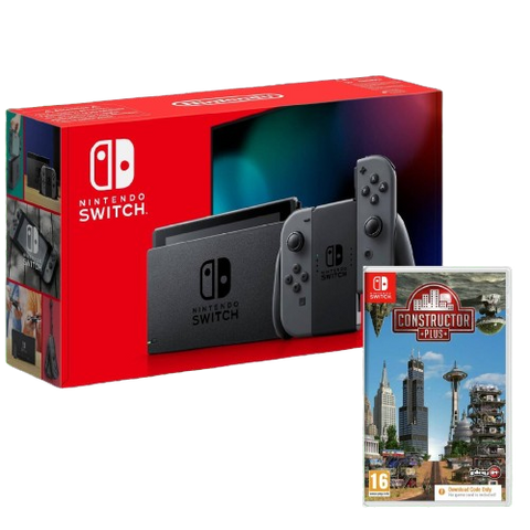 Nintendo Switch Console + game Grey Gen 2 (Agent warranty 1 year)