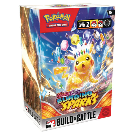 Pokemon SV8 Surging Sparks Build & Battle Box