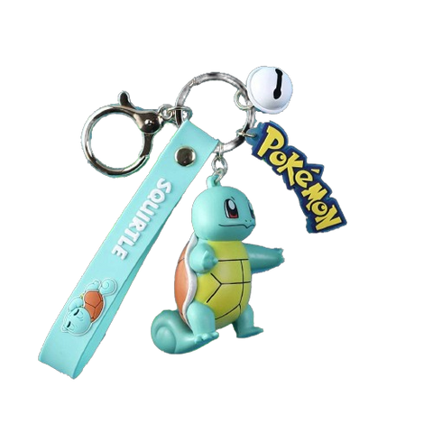 Pokemon Keychain with Bell Strap Squirtle