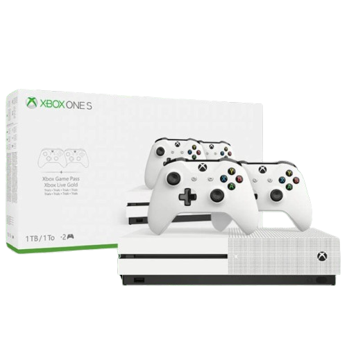XBox One S Local 1TB 2 Controllers Console PLAYe