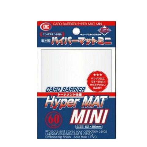 KMC Hyper Mat Mini 60PC Clear 62 x 89MM