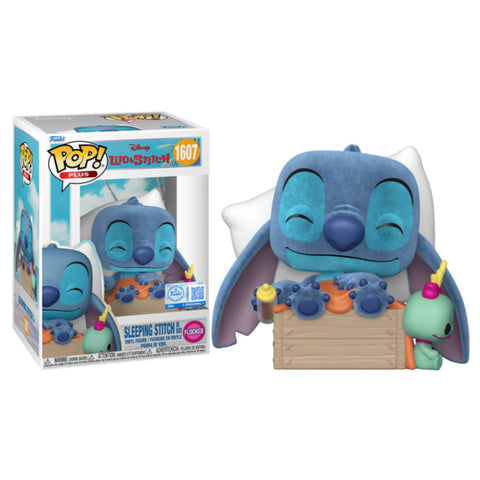 Funko POP! (1607) Lilo & Stitch Sleeping Stitch Box Flock