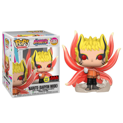 Funko POP! (1361) Naruto Baryon Mode Glow In Dark AAA Anime Exclusive