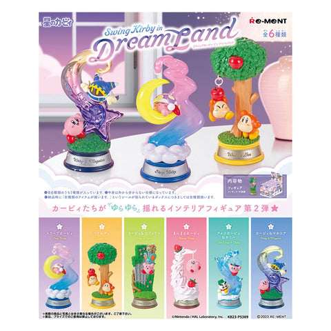 Re-Ment Kirby's Dream Land Swing Kirby 2 (Set of 6)