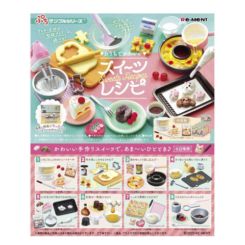 Re-Ment Petit Sample Sweets Recipes (Set of 8)