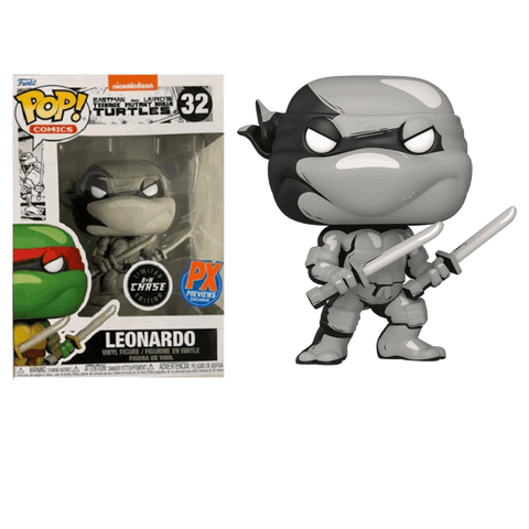 Funko Pop! (32) Teenage Mutant Ninja Turtles Comic Leonardo Px Exclusive Chase