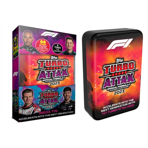 Topps Turbo Attax 2023 Mega Tin Box - Red