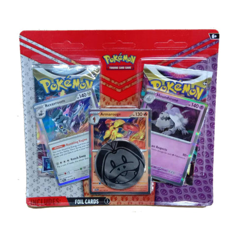 Pokemon Enhanced 2 Pack Blister - Revavroom, Armarouge, Houndstone