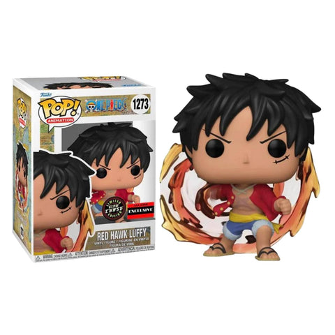 Funko POP! (1273) One Piece Luffy Red Hawk AAA Exclusive Chase