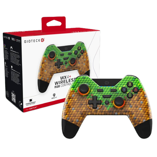 gioteck controller wx4 wireless cubes for nintendo... Nintendo Switch Gioteck WX4+ Wireless RGB Controller Cube | PLAYe