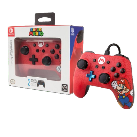 Nintendo Switch Powera Enhanced Mario Wired Controller