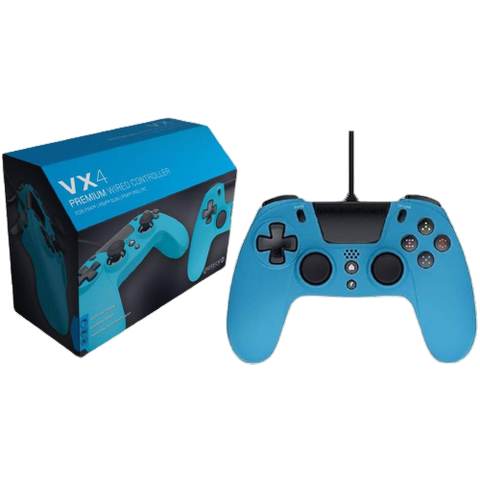 PS4/PC Gioteck Premium Wired Controller - Blue