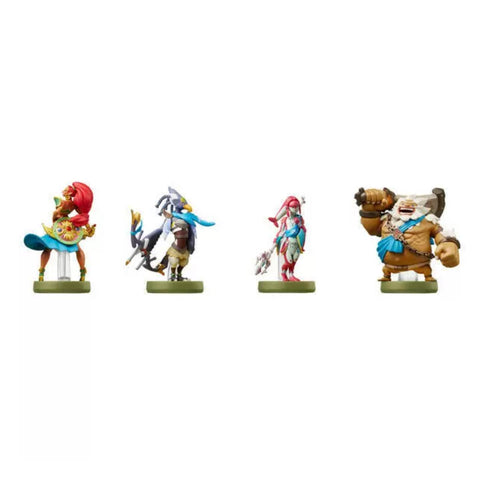 Amiibo Zelda BOTW Set of 4 Urbosa/ Revali/ Mipha / Daruk