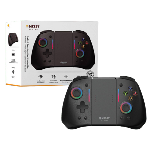 Omelet Nintendo Switch Pro+ Joy-Pad Controller - Jet Black