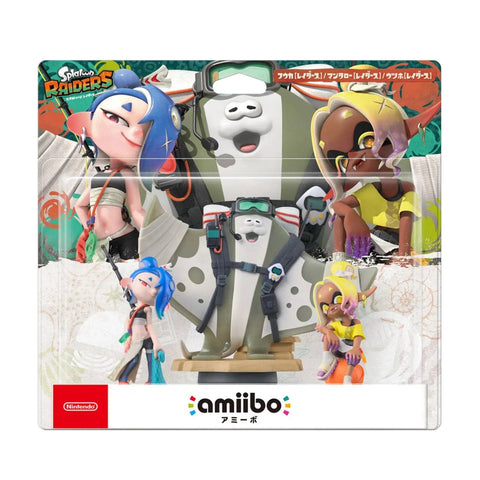 Amiibo Splatoon Raiders - Big Man, Frye, Shiver