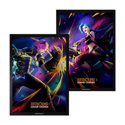 Riftbound Vendetta Art Sleeves #1 Vi vs Jinx