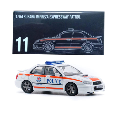 MC SG11 1/64 Subaru Impreza Expressway Patrol Car