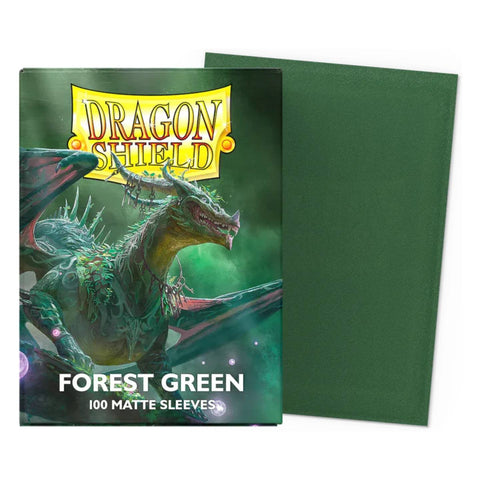 Dragon Shield 100 Standard Size Matte Forest Green