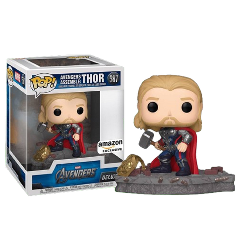 Funko POP! (587) Avengers Thor Assemble Deluxe Amazon Exclusive