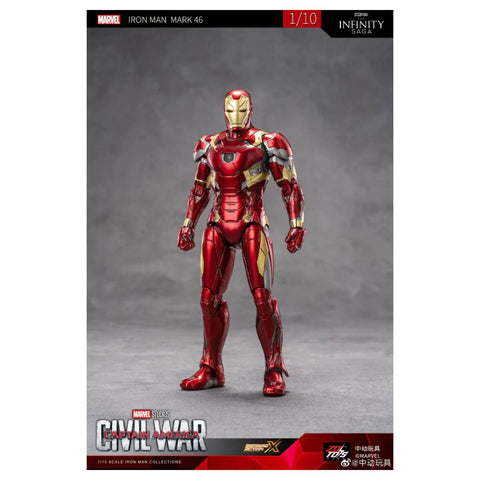 ZD Toys Iron Man 7" Civil War Mark XLVI