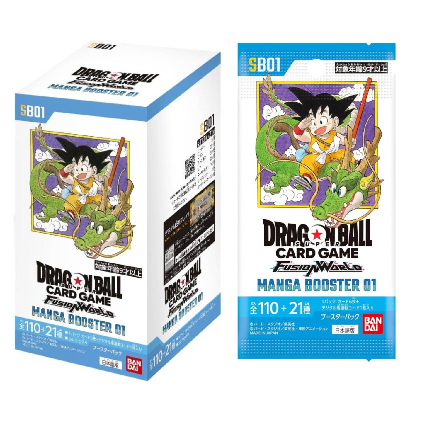 MANGA BOOSTER 01 [SB01]1BOX分 Dragon Ball Card Game SB01 Manga Booster | PLAYe