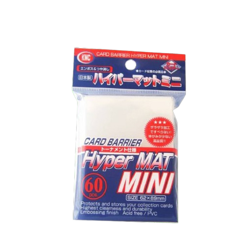 KMC Hyper Mat Mini 60PC White 62X89MM