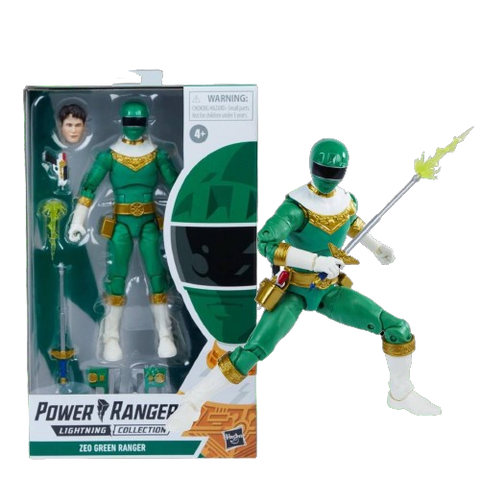 Power Rangers Lightning E5906AS08 6" Zeo Green Ranger