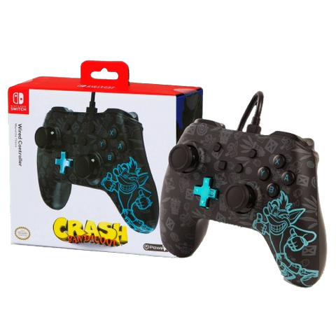 Nintendo Switch Powera Wired Controller - Crash Bandicoot