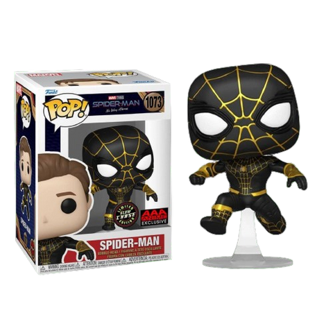 Funko POP! (1073) No Way Home Unmasked Spider-Man AAA Exclusive with Chase