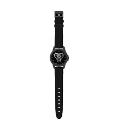 Kingdom Hearts 3 Logo Black Dial Watch