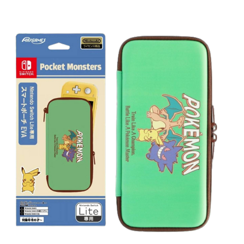 Nintendo Switch Lite Maxgames Smart Pouch EVA Pokemon Retro