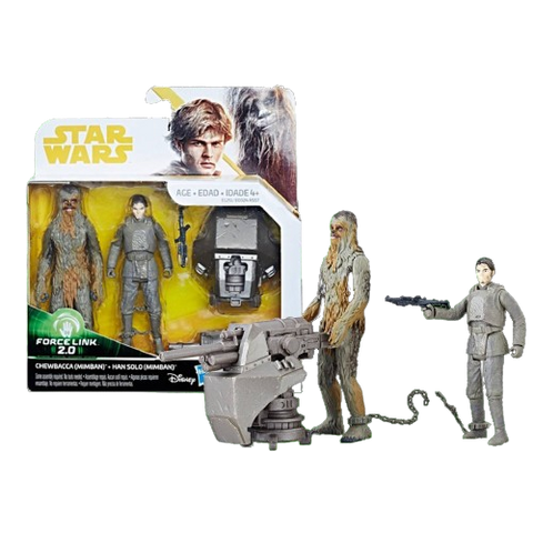 Star Wars Force Link 2.0 2-Pack Chewbacca Han Solo