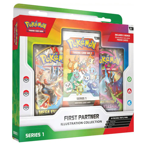 Pokemon First Partner Illustration Collection Series 1
