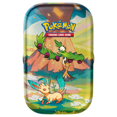 Pokemon TCG Vibrant Paldea Mini Tin - Arboliva & Leafeon