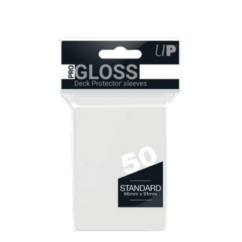 Ultra Pro 50 Gloss Deck Protector Sleeves Clear