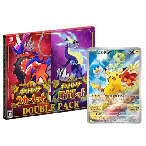 Nintendo Switch Pokemon Scarlet and Violet Double Pack (Japanese)