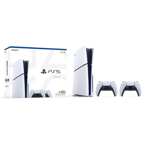 PS5 Slim Disc Version Bundle with Two Dualsense Controller