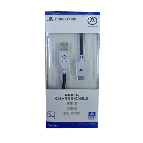 PS5 PowerA USB-C Charge Cable 3M