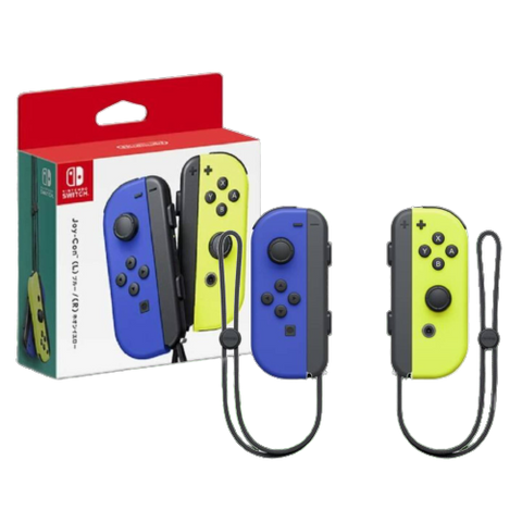 Nintendo Switch Joycon Controller - Blue/Neon Yellow (Japan)