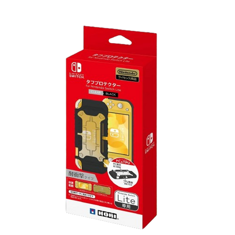 Nintendo Switch Lite Hori PC & TPU Cover - Clear x Black