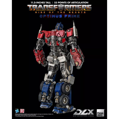 Three Zero DLX Scale Transformers Rise of the Beasts Optimus Prime