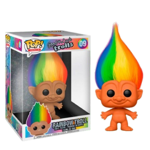 Funko POP! 10" (09) Trolls Multi Color Hair