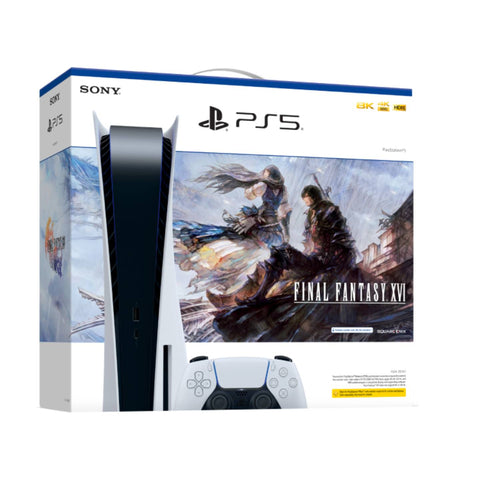 PS5 Disc Version Console Final Fantasy XVI Bundle (1 year Local Sony warranty)