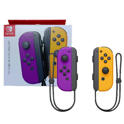 Nintendo Switch Joy-Con Controllers -Neon Purple/Orange (Korea)