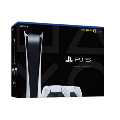 Playstation 5 Console Digital Version Bundle with Two DualSense Console Controllers (1 year Local Sony warranty)