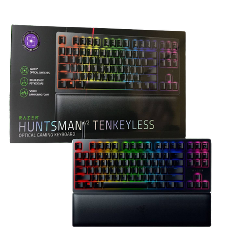 Razer Huntsman V2 Tenkeyless Purple Clicky Keyboard