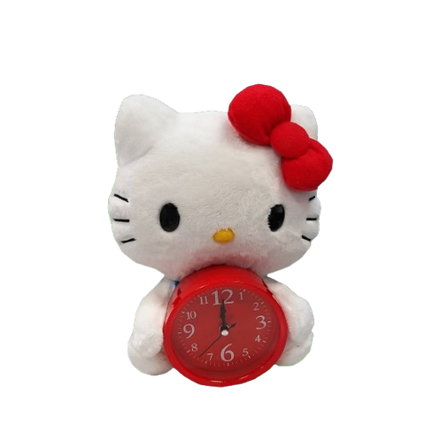 Hello Kitty 45th Anniversary Plush + Analog Clock