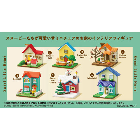 Re-Ment Snoopy Sweet Little Home (Set of 6)